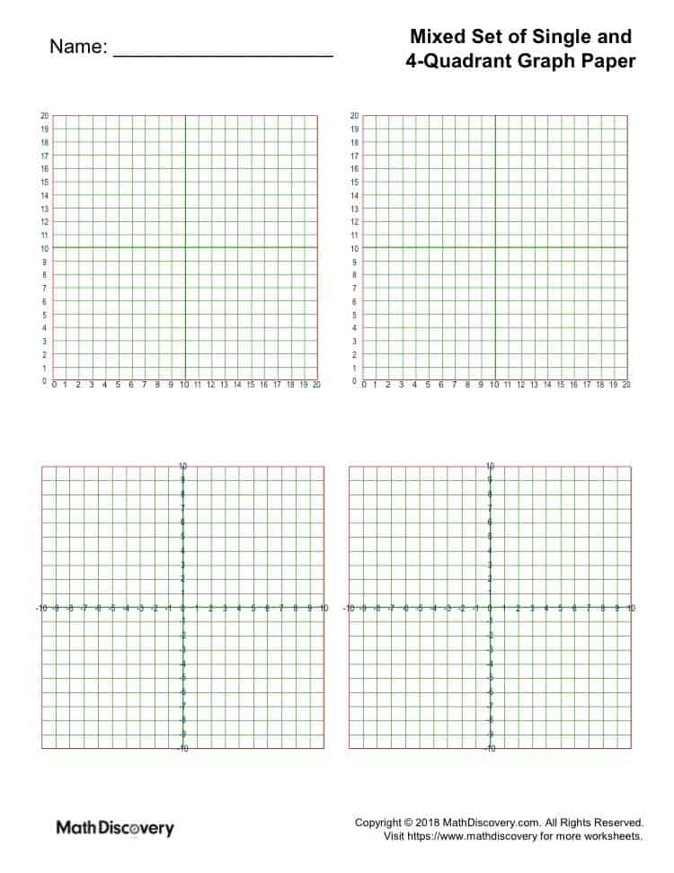 Free Printable Graph Paper MathDiscovery