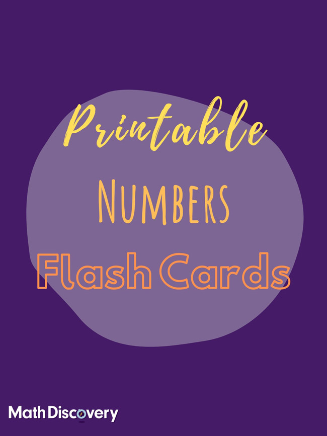 Printable Number Flashcards